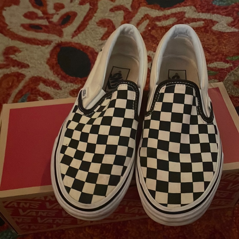 Checker board Vans